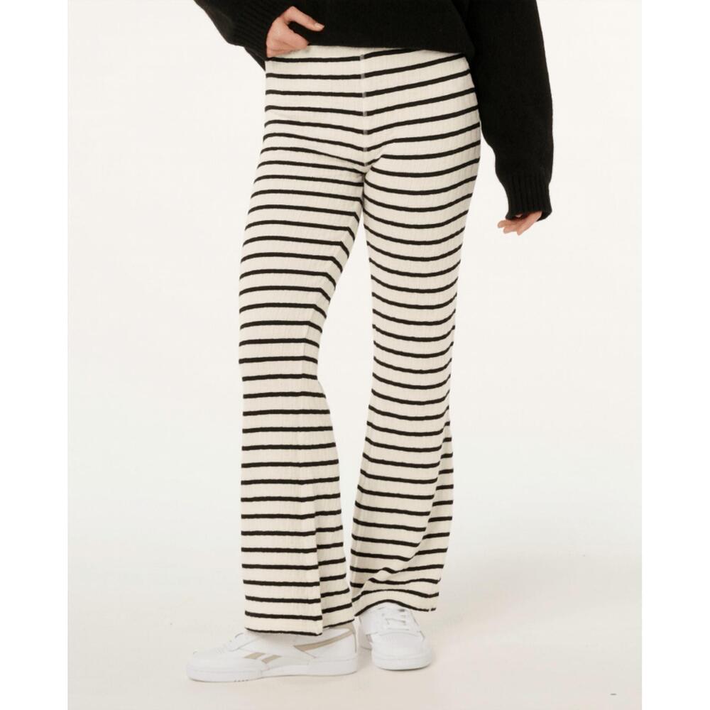 NEW RIP CURL bobbi stripe pants in black /off white